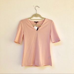 Lafayette 148 NY Light Pink T-Shirt